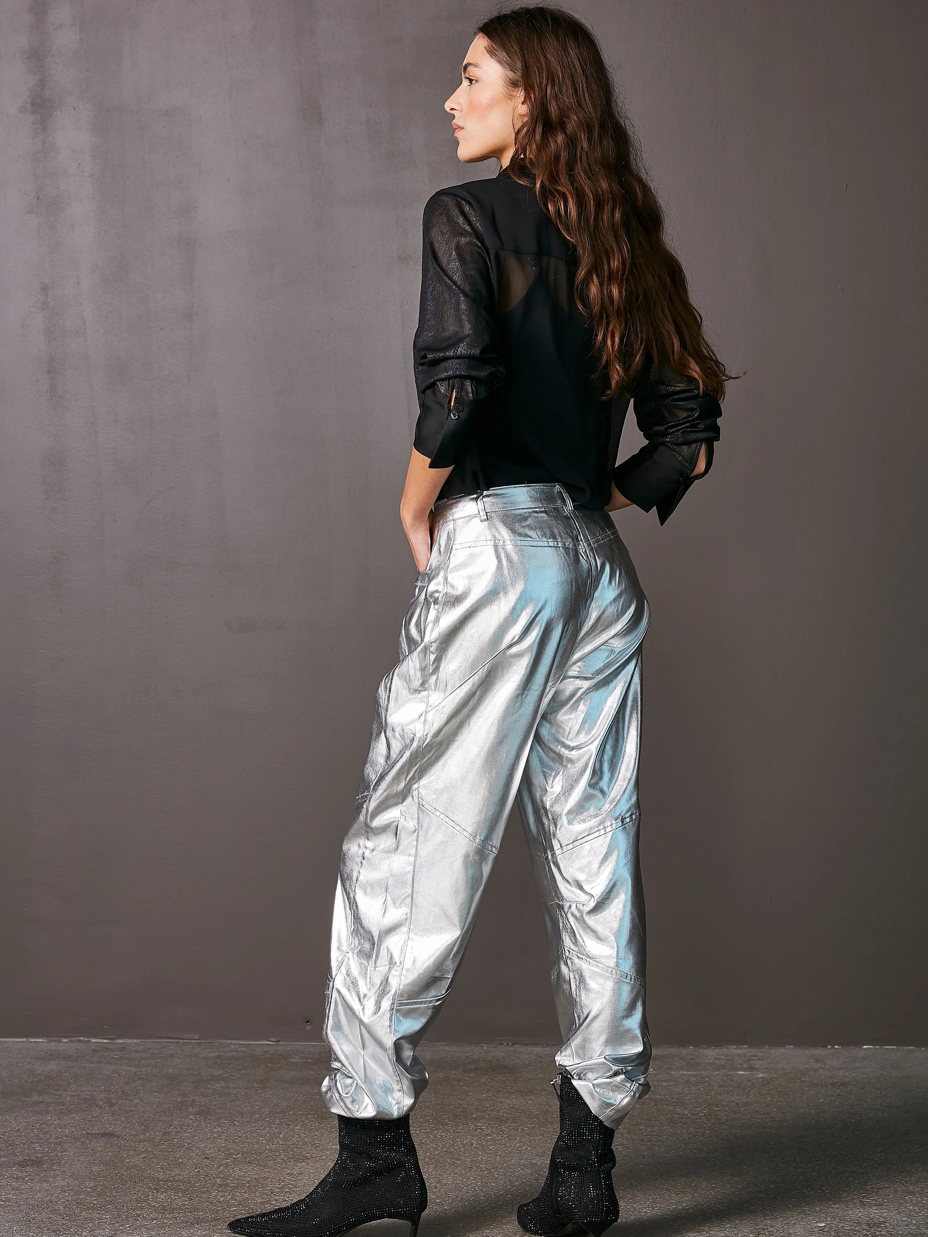 VIOL trousers - Silver