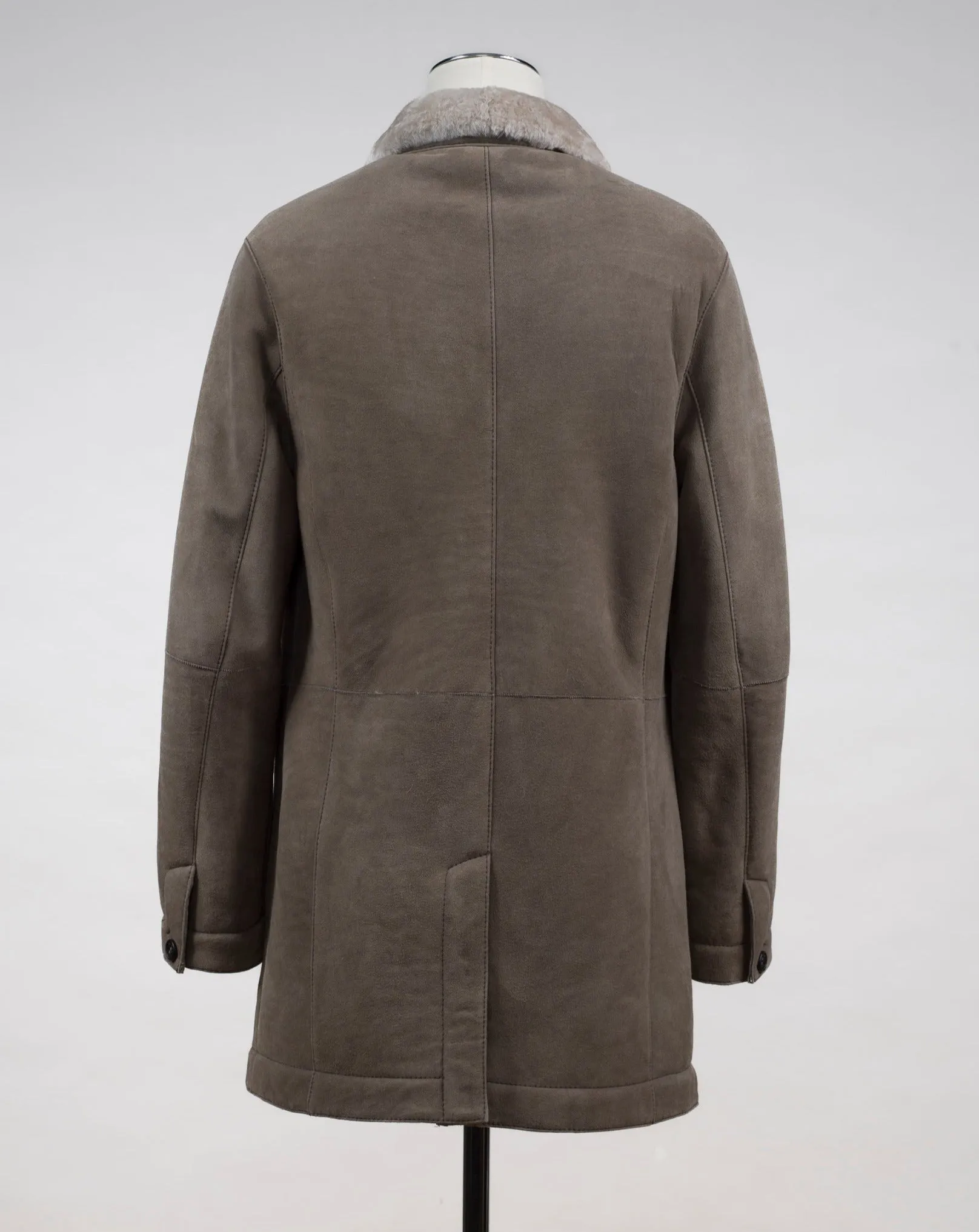 Werner Christ Lambskin Coat / Taupe