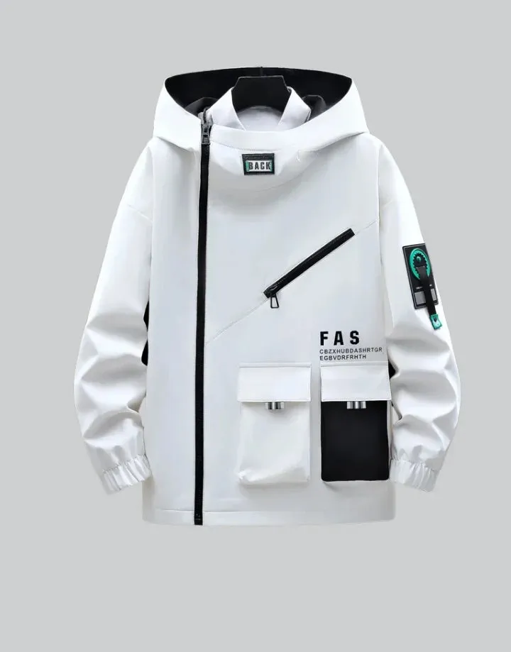 White Techwear Jacket