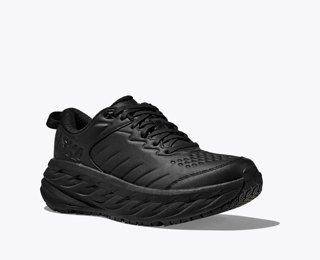 Women's HOKA Bondi SR Running Shoe in Black / Black