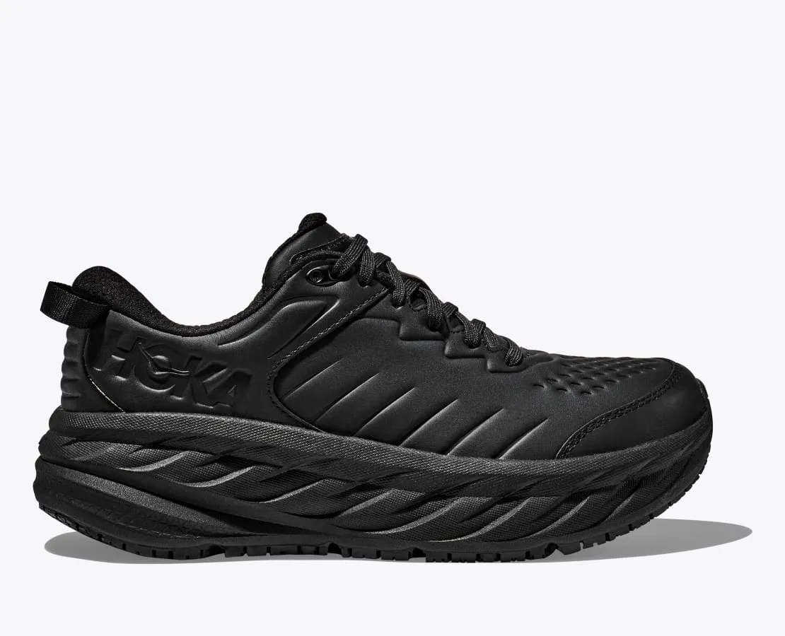 Women's HOKA Bondi SR Running Shoe in Black / Black