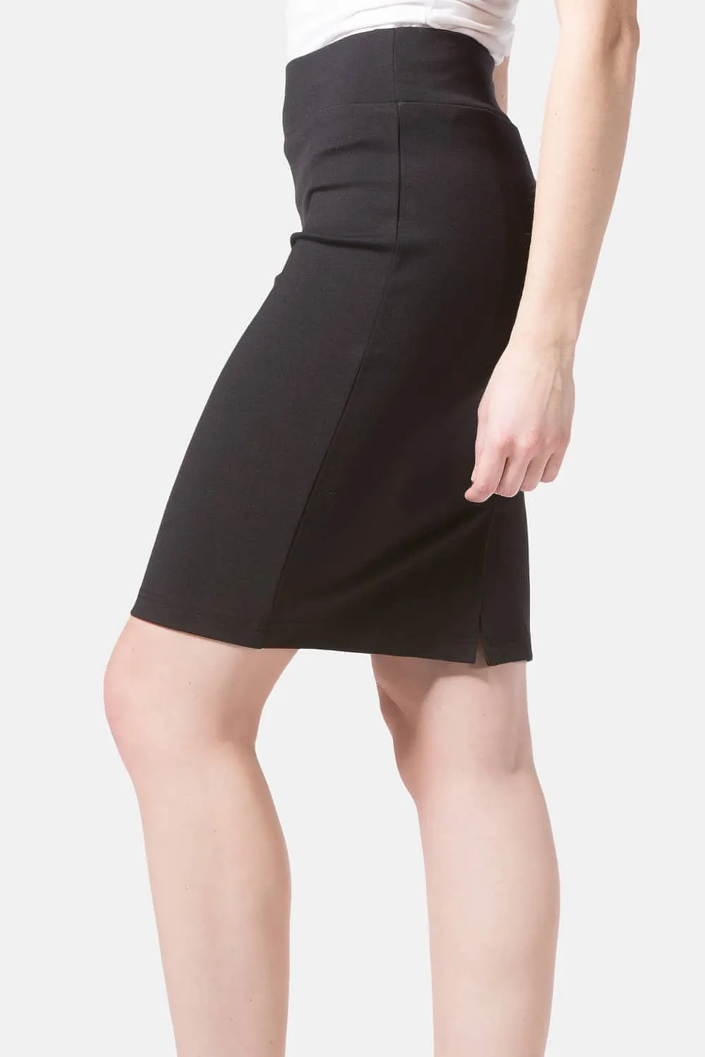 Women's Ponte Knit Pull-On Pencil Skirt