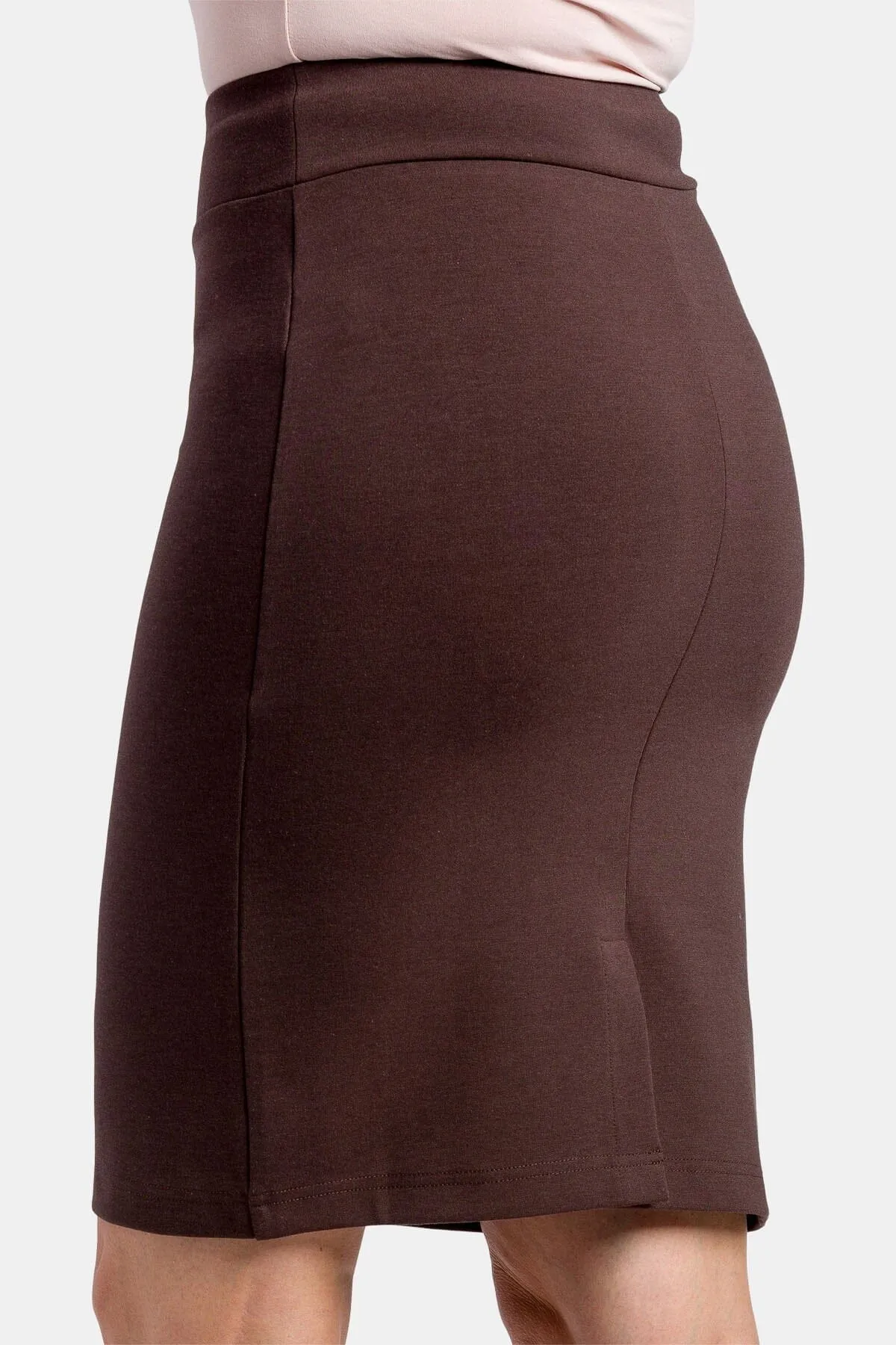 Women's Ponte Knit Pull-On Pencil Skirt