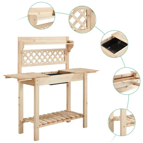 Yaheetech Outdoor Potting Bench