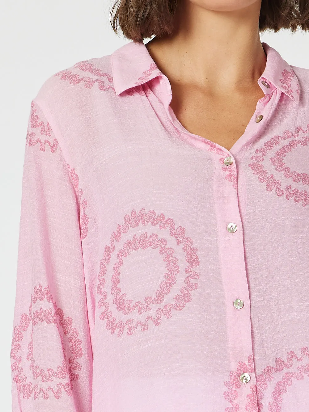 Zig Zag Shirt - Pink