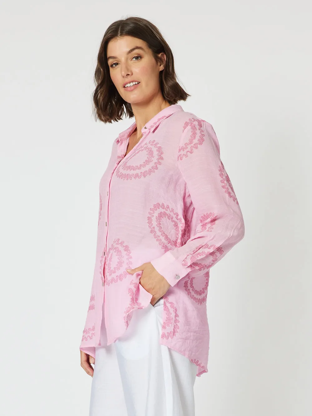 Zig Zag Shirt - Pink