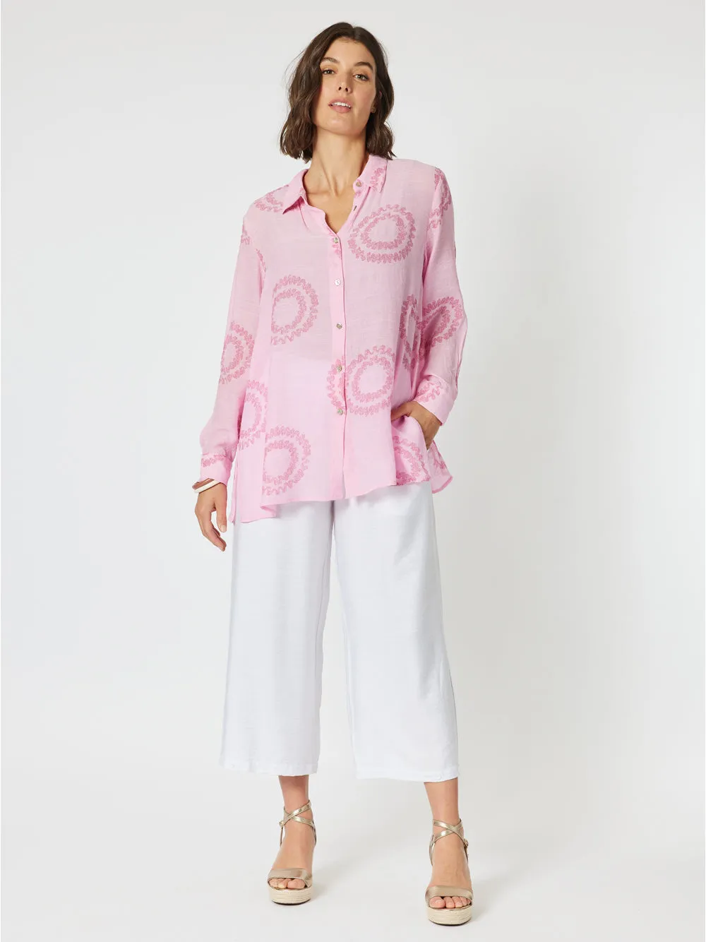 Zig Zag Shirt - Pink